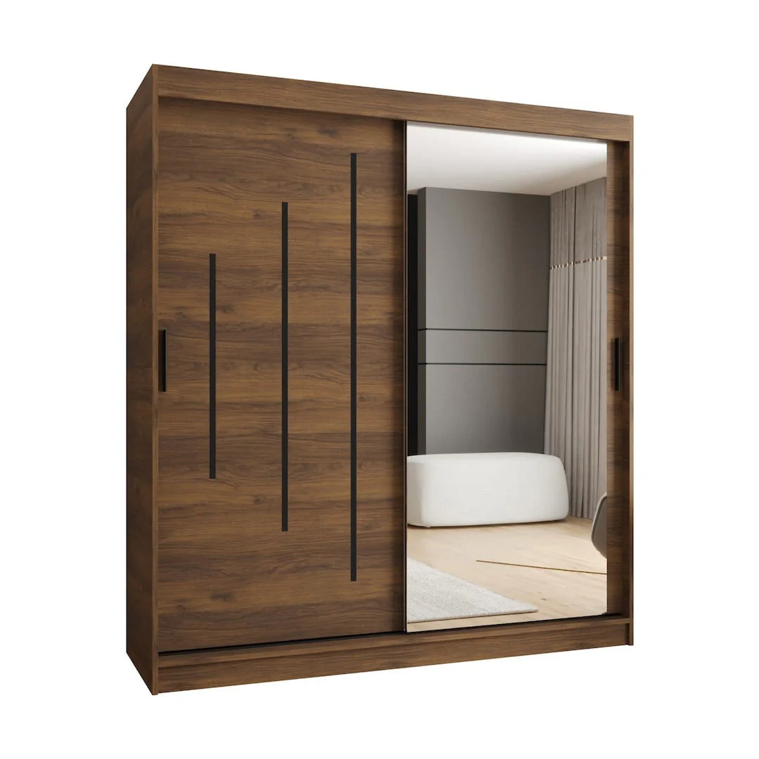 Rubino Y2 Sliding Door Wardrobe 180cm - Image 4