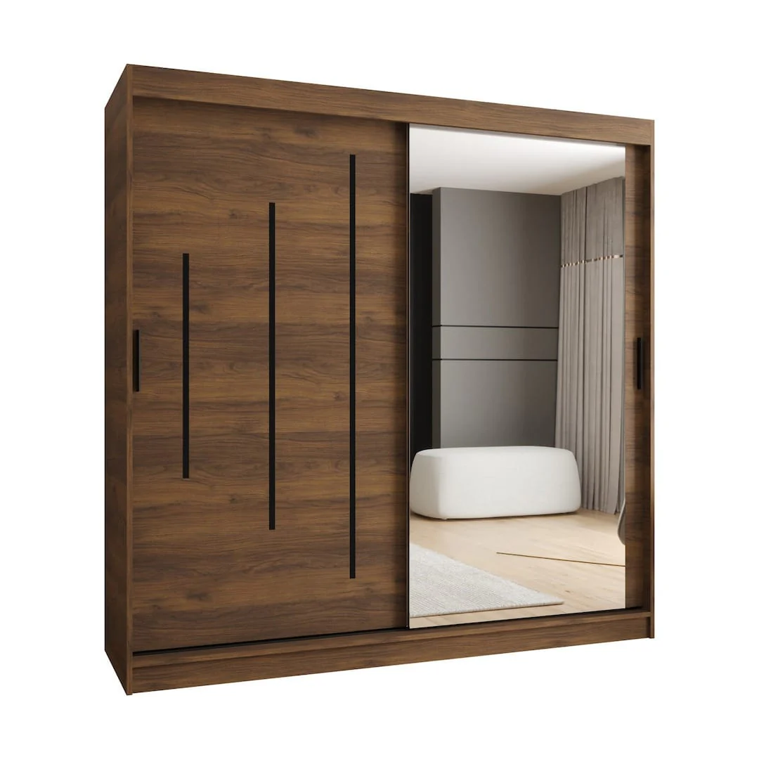 Rubino Y2 Sliding Door Wardrobe 200cm - Image 4
