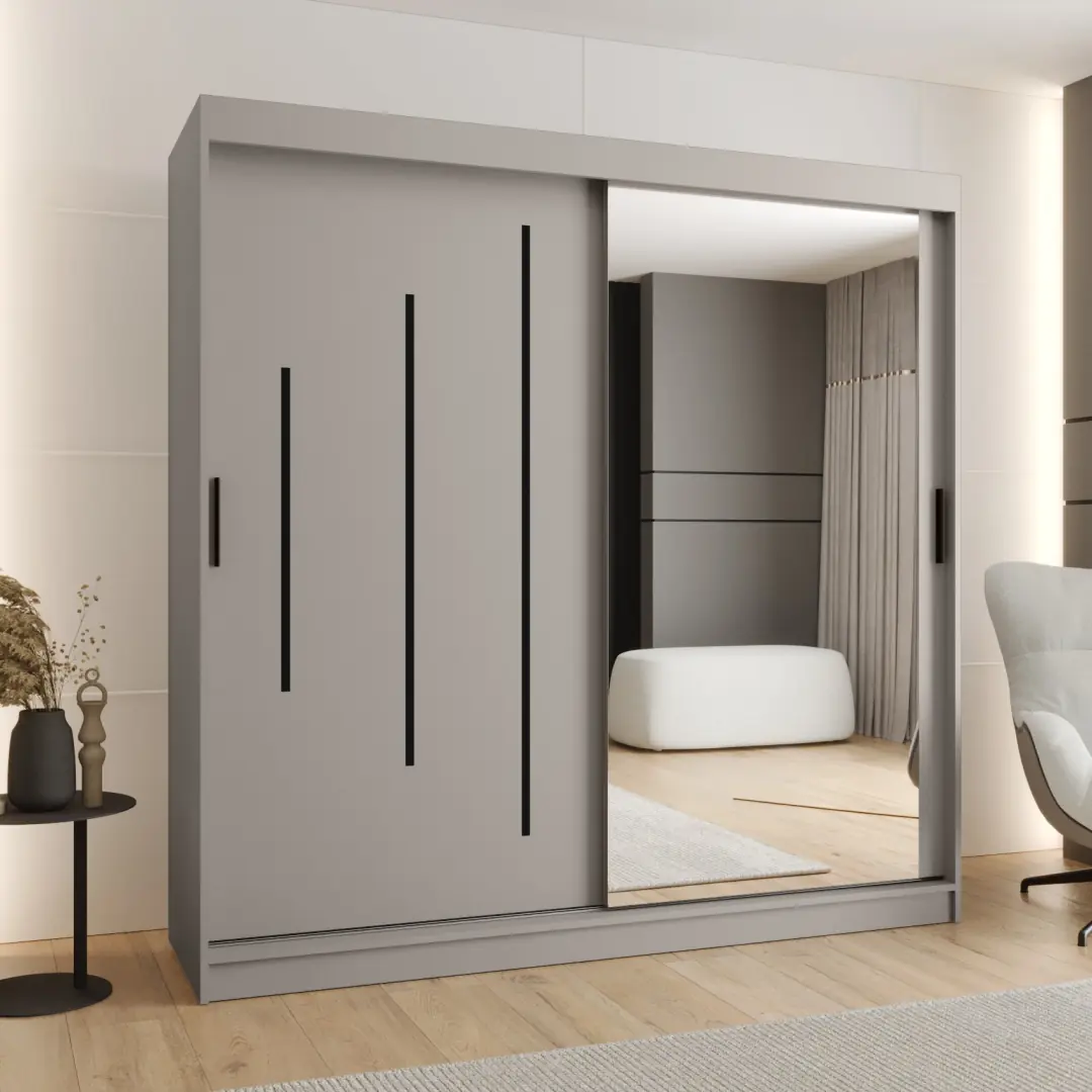 Rubino Y2 Sliding Door Wardrobe 200cm - Image 5