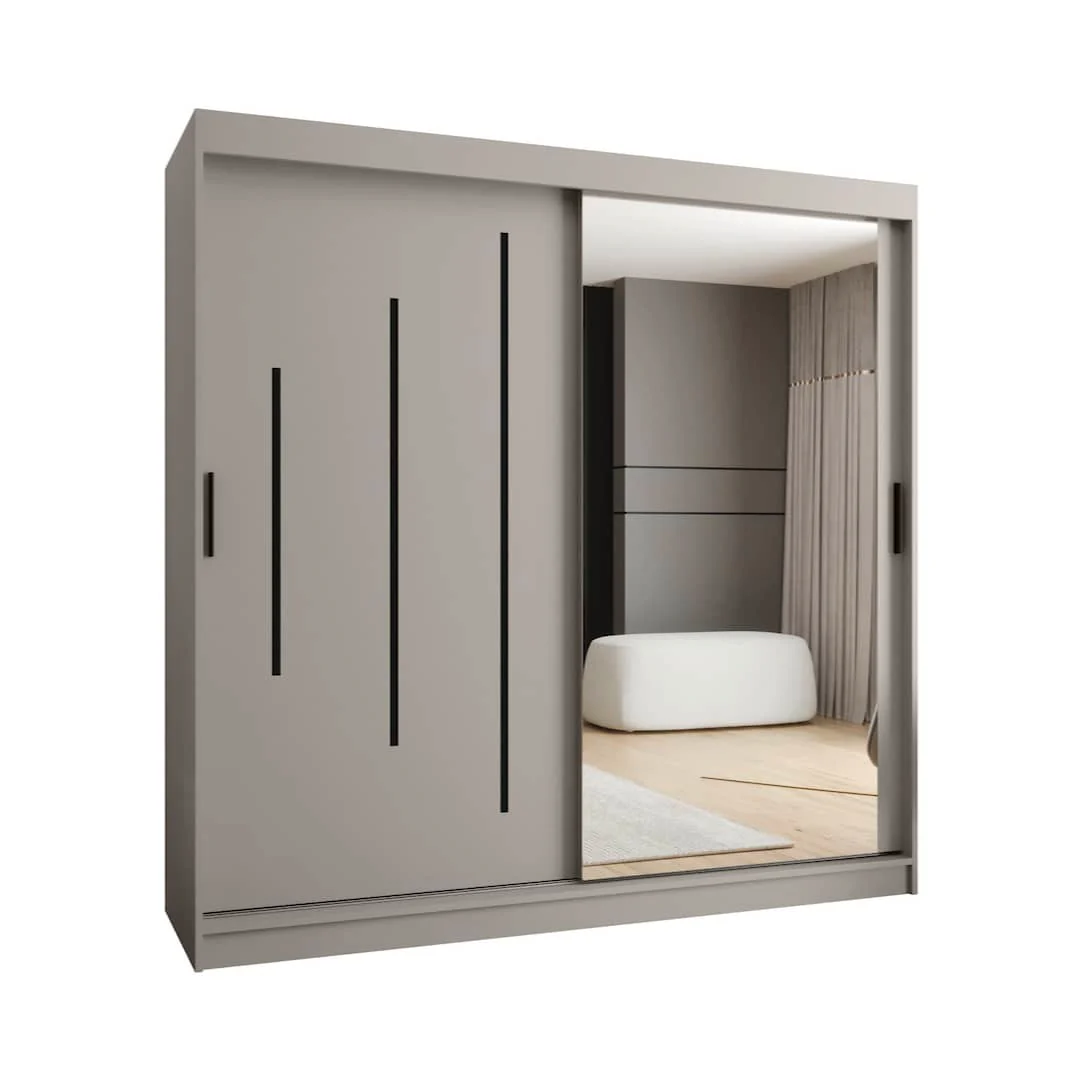 Rubino Y2 Sliding Door Wardrobe 200cm - Image 8