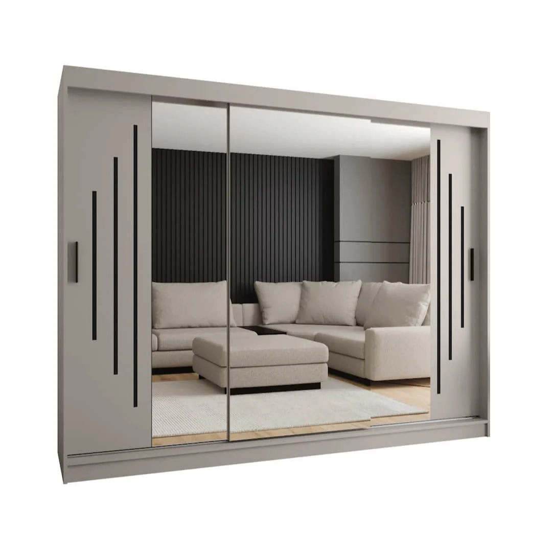 Rubino Y2 Sliding Door Wardrobe 250cm - Image 8