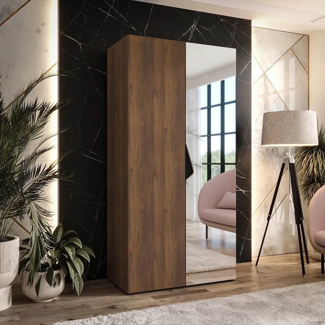 Sandi II Hinged Door Wardrobe 100cm - Image 10