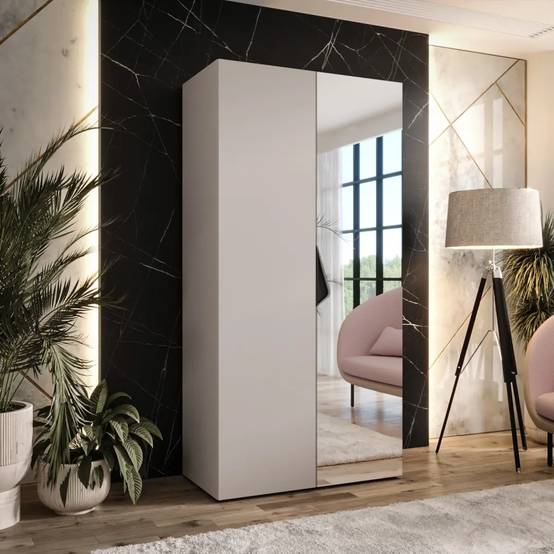 Sandi II Hinged Door Wardrobe 100cm - Image 3