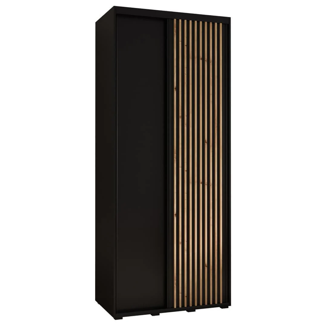 Sapporo I Sliding Door Wardrobe 100cm - Image 9
