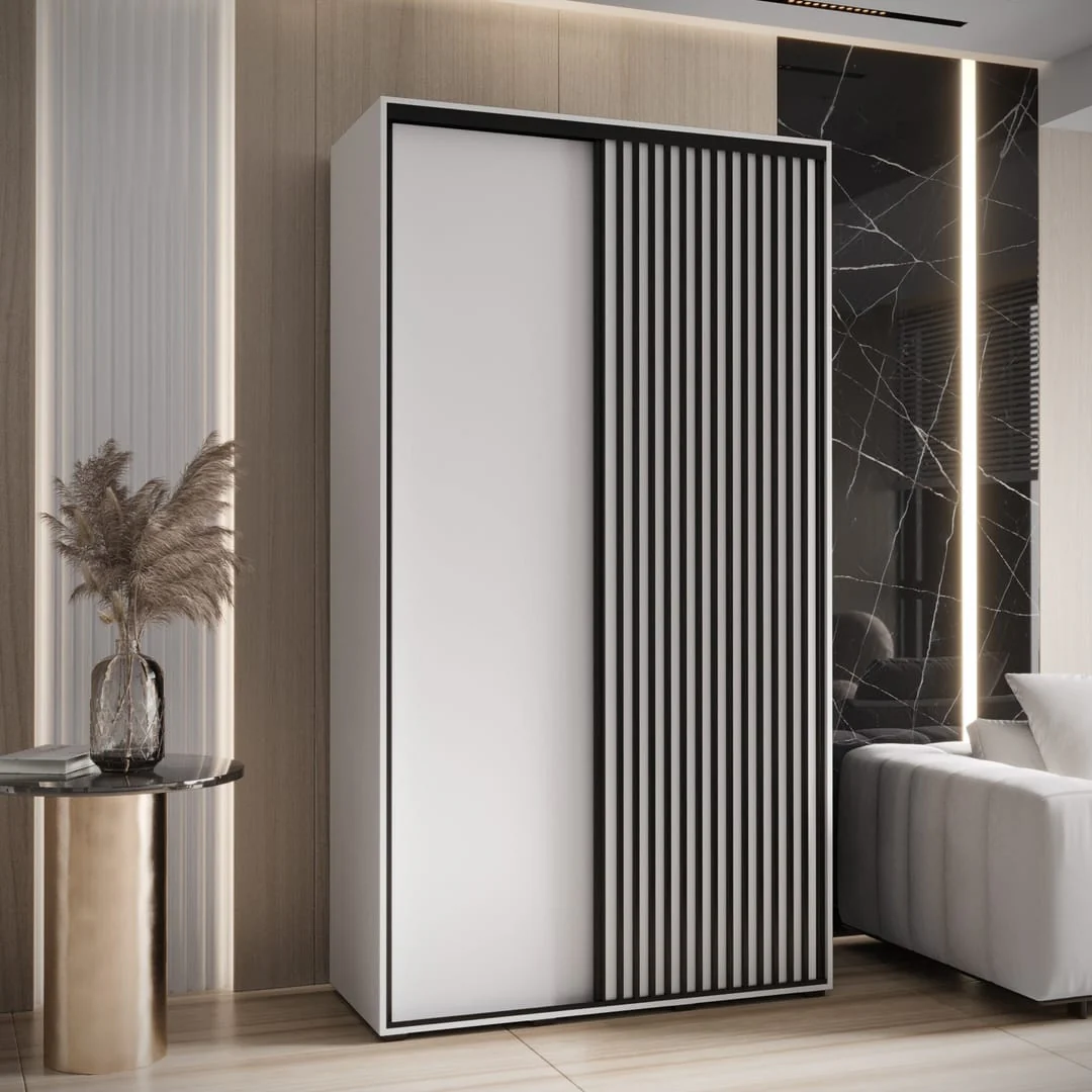 Sapporo I Sliding Door Wardrobe 140cm
