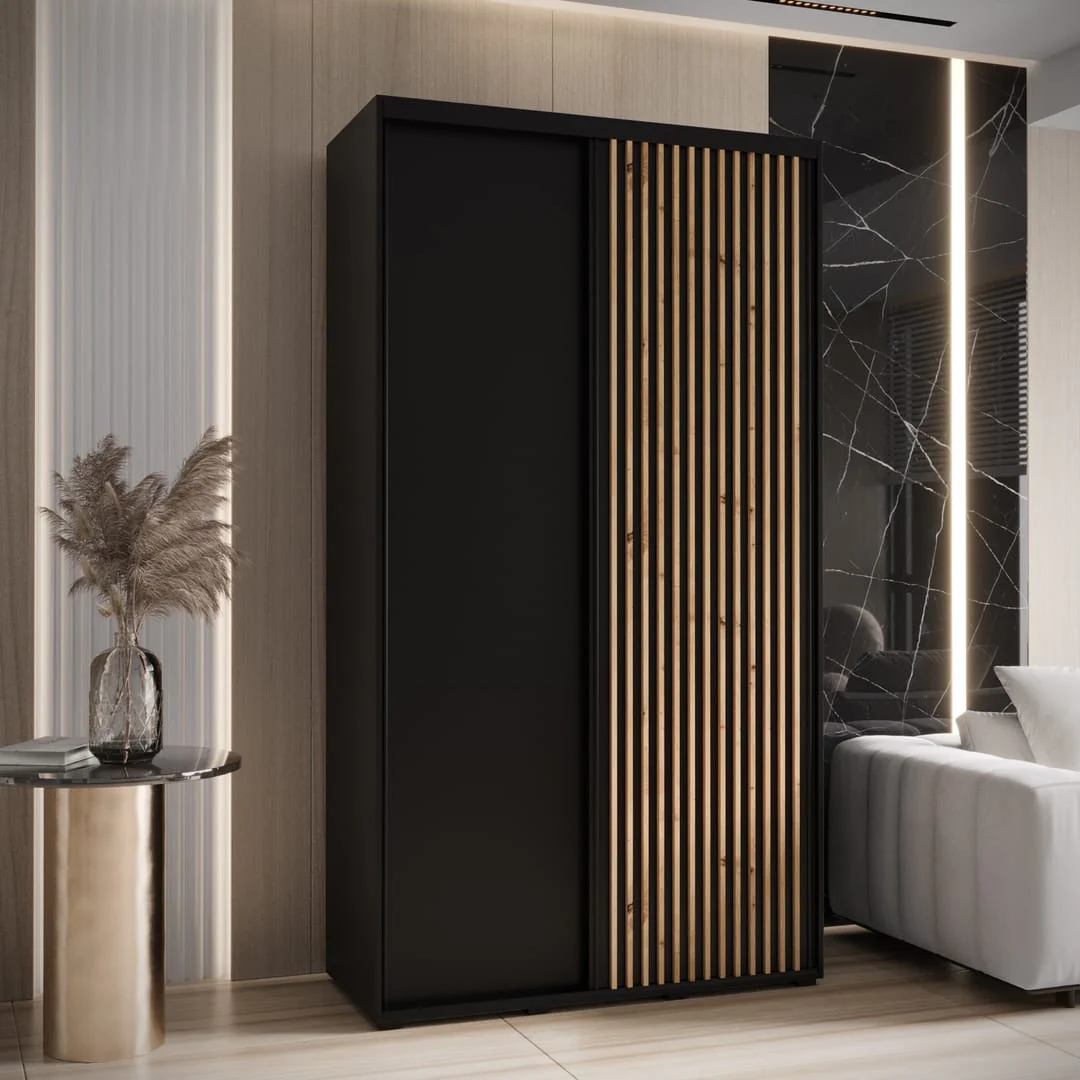 Sapporo I Sliding Door Wardrobe 140cm - Image 8
