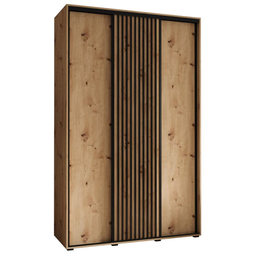Sapporo I Sliding Door Wardrobe 150cm - Image 5