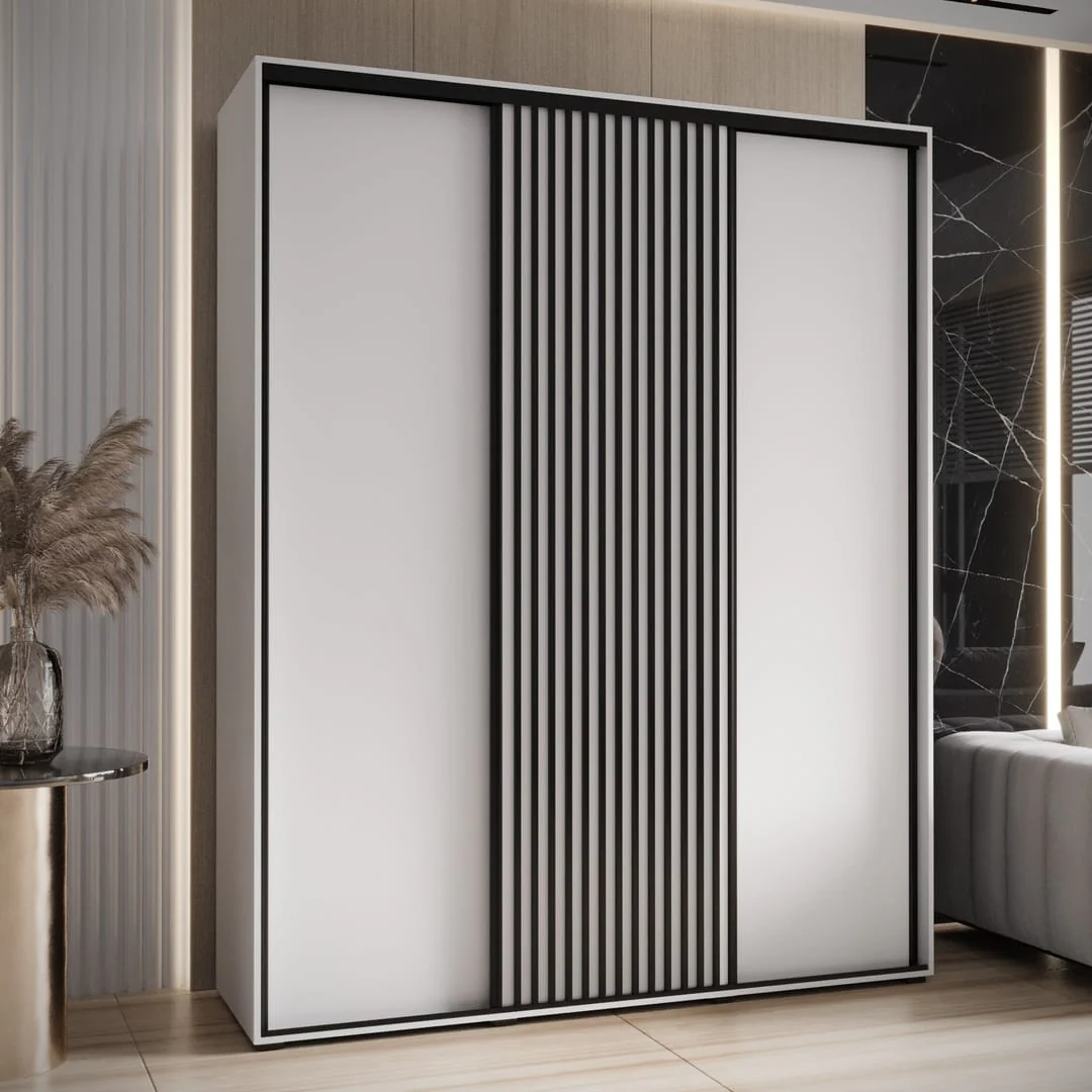 Sapporo I Sliding Door Wardrobe 190cm - Image 5