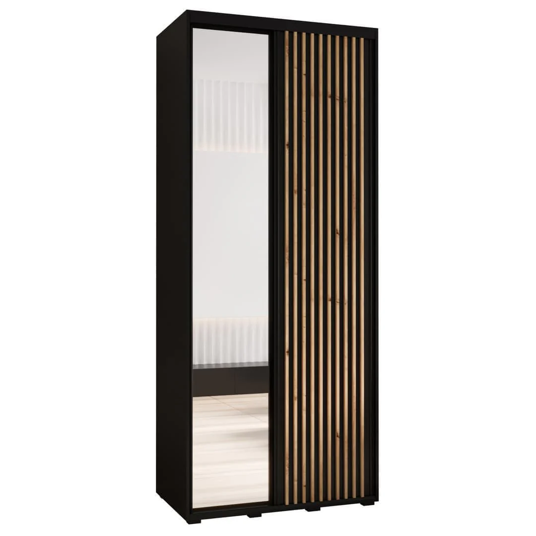 Sapporo II Sliding Door Wardrobe 120cm - Image 2