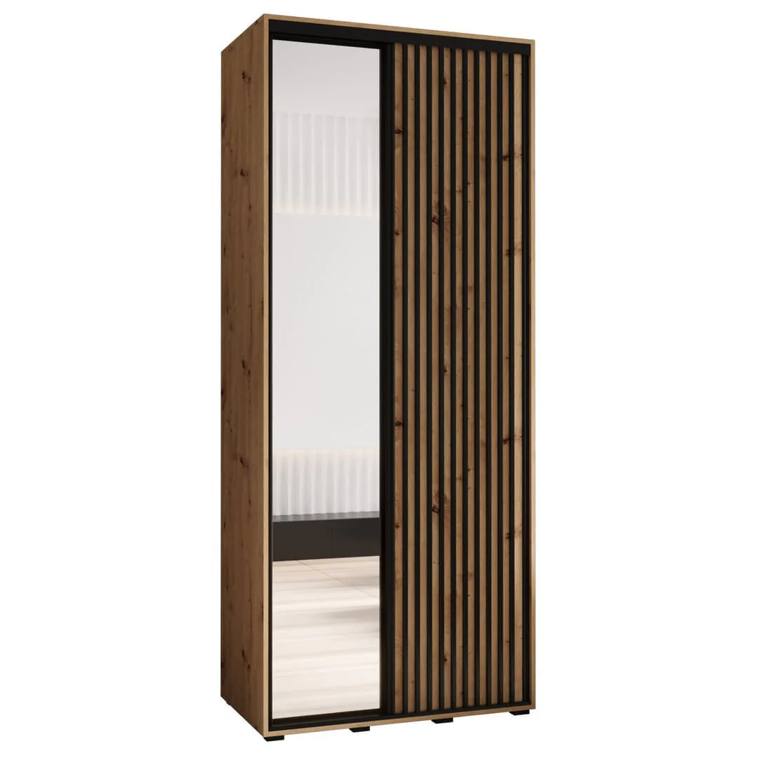 Sapporo II Sliding Door Wardrobe 120cm - Image 5