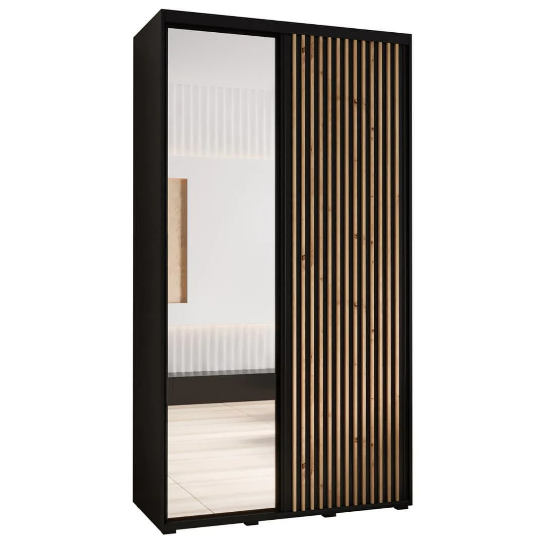 Sapporo II Sliding Door Wardrobe 140cm - Image 9