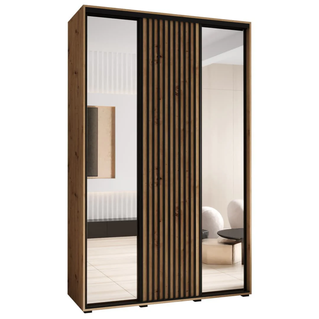 Sapporo II Sliding Door Wardrobe 160cm - Image 2