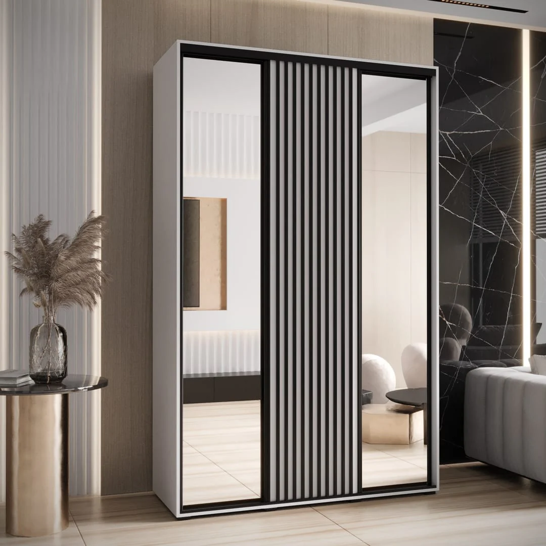 Sapporo II Sliding Door Wardrobe 160cm - Image 5