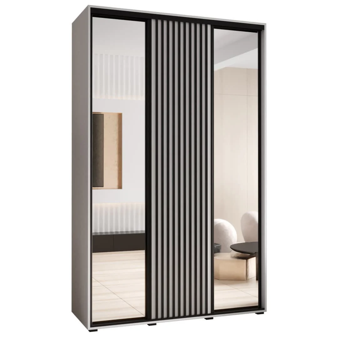 Sapporo II Sliding Door Wardrobe 160cm - Image 6