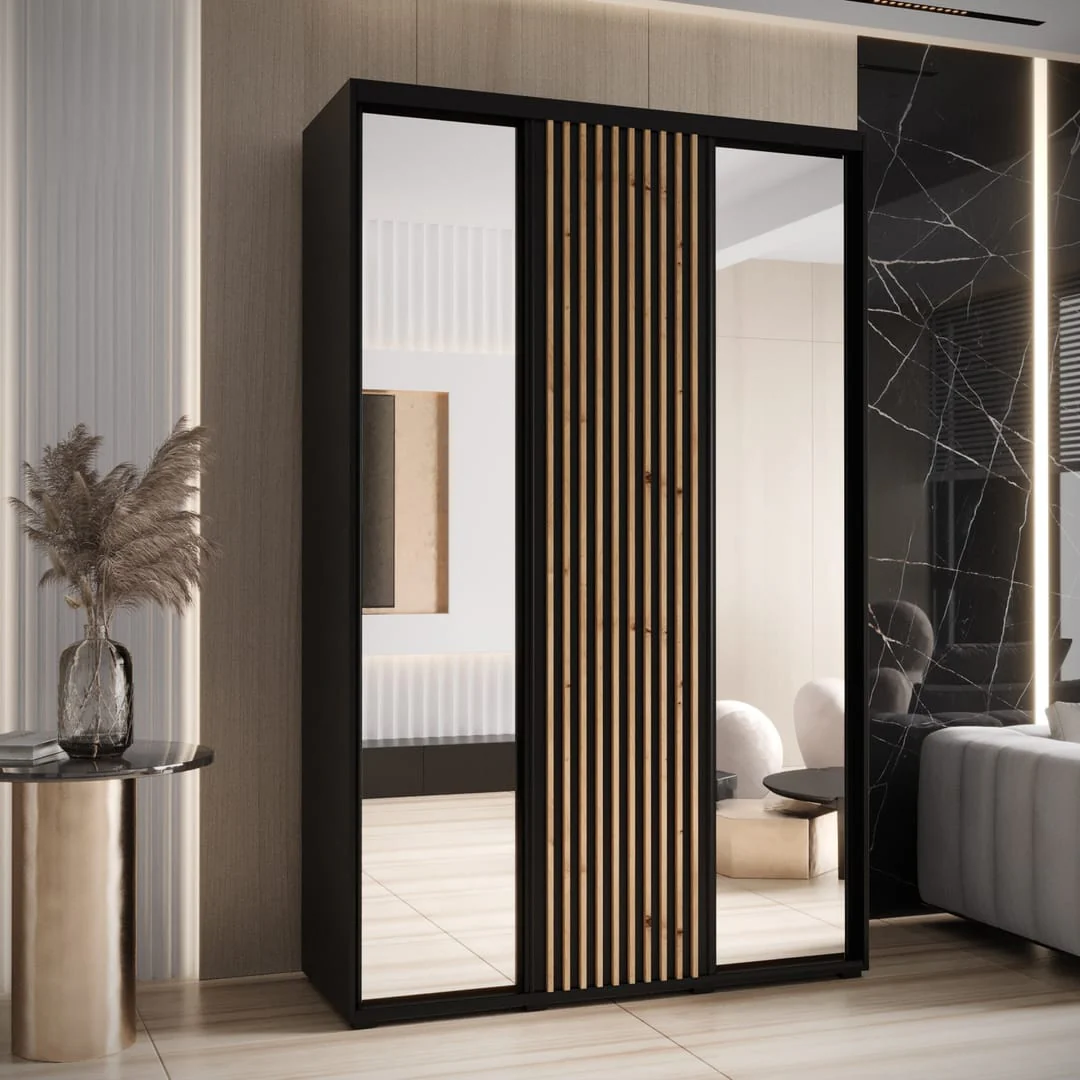 Sapporo II Sliding Door Wardrobe 160cm - Image 8