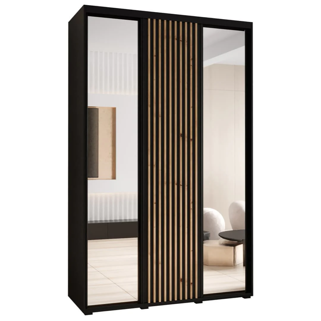 Sapporo II Sliding Door Wardrobe 160cm - Image 9