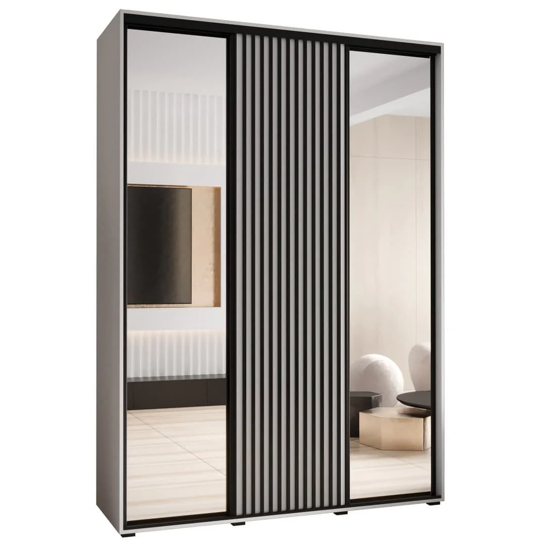 Sapporo II Sliding Door Wardrobe 170cm - Image 2