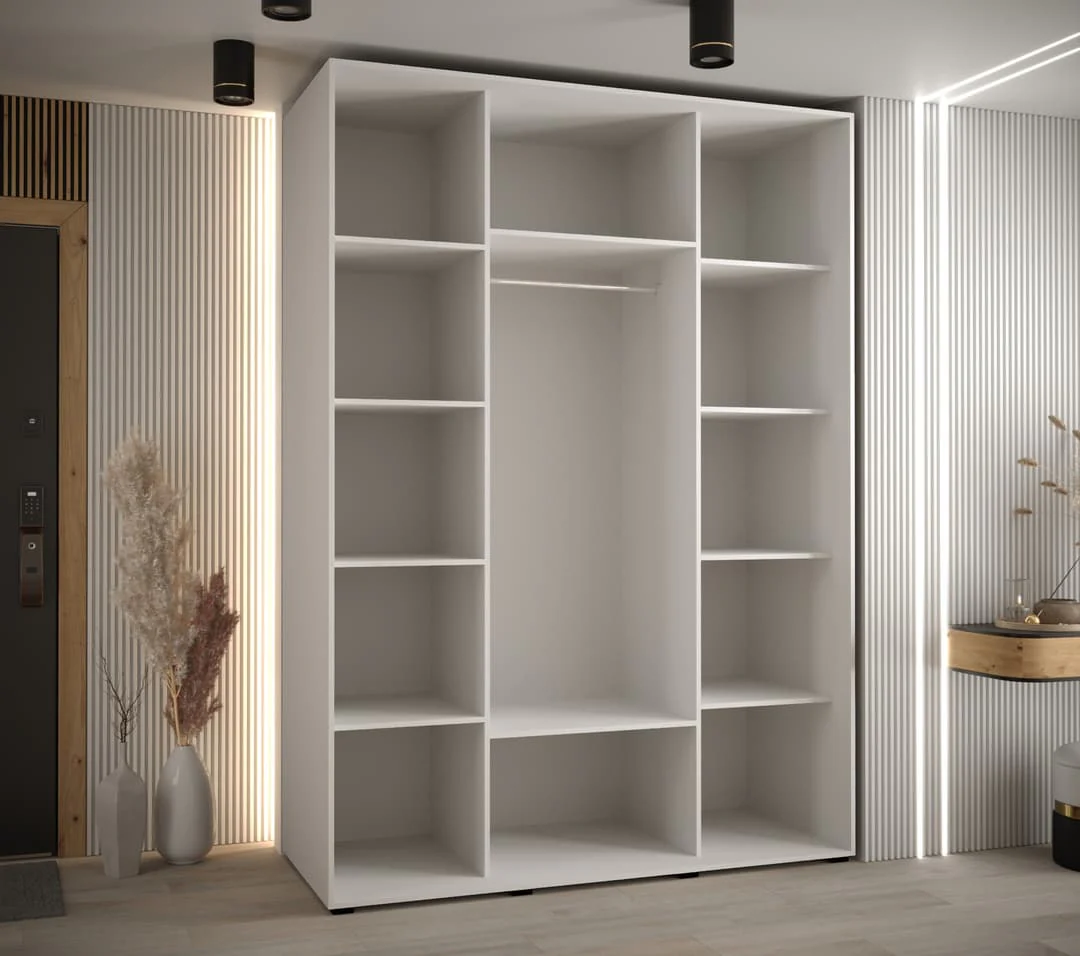 Sapporo II Sliding Door Wardrobe 170cm - Image 3