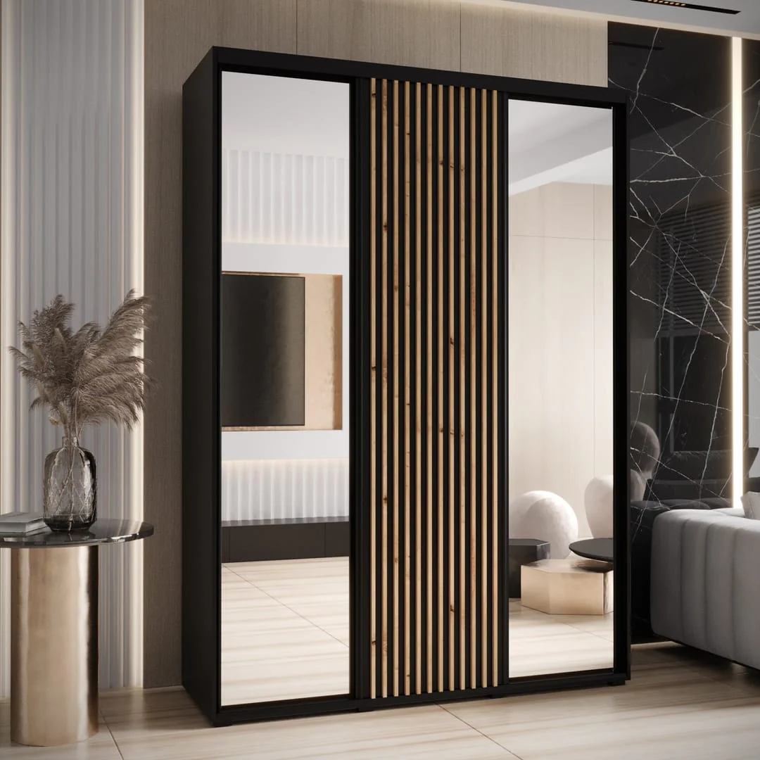 Sapporo II Sliding Door Wardrobe 170cm - Image 8