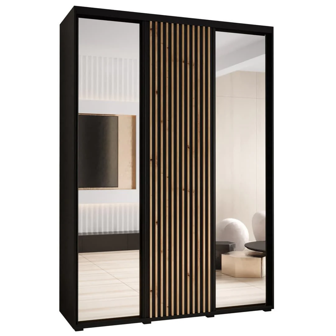 Sapporo II Sliding Door Wardrobe 170cm - Image 9