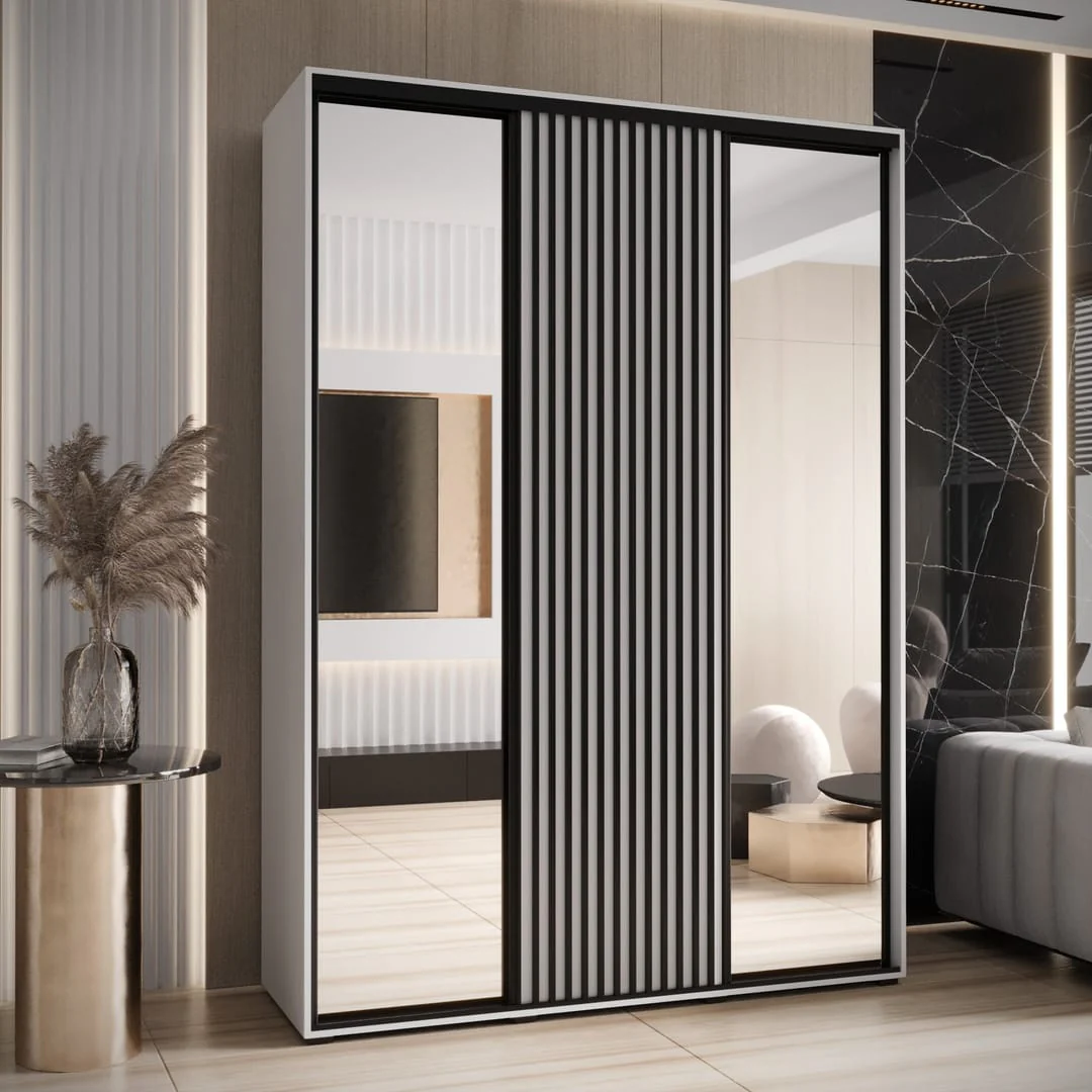 Sapporo II Sliding Door Wardrobe 180cm - Image 8