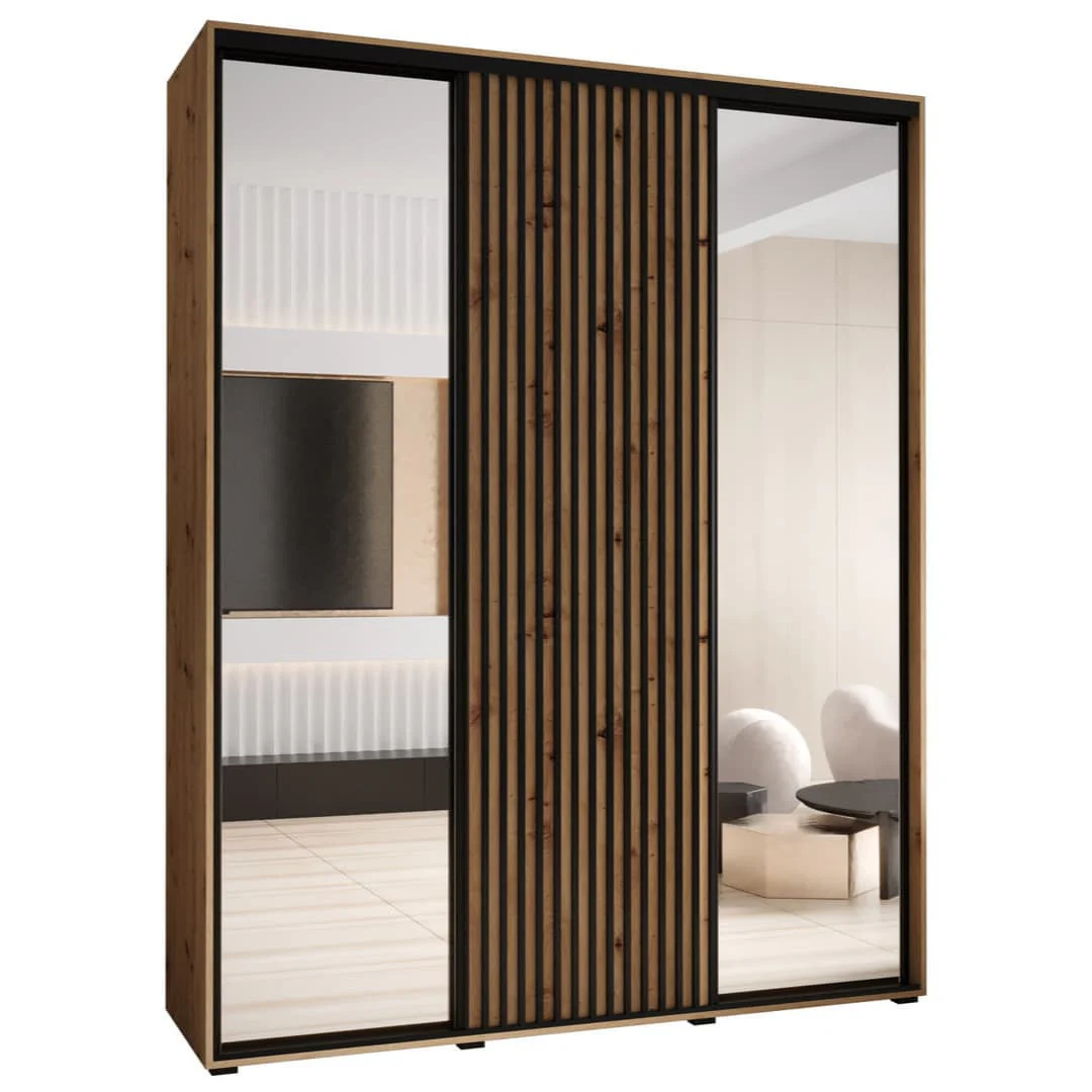 Sapporo II Sliding Door Wardrobe 190cm - Image 2