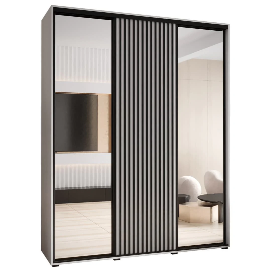 Sapporo II Sliding Door Wardrobe 190cm - Image 6