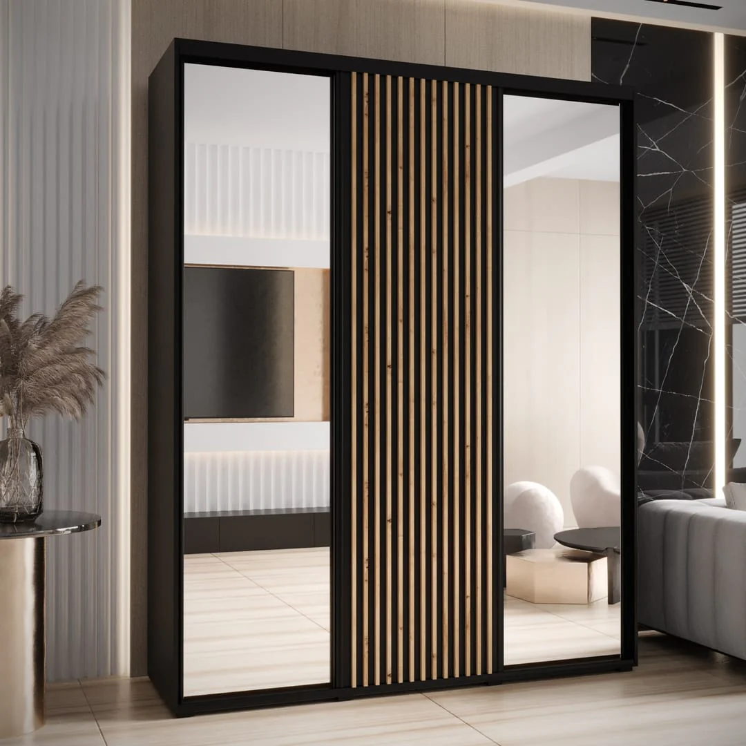 Sapporo II Sliding Door Wardrobe 200cm - Image 8