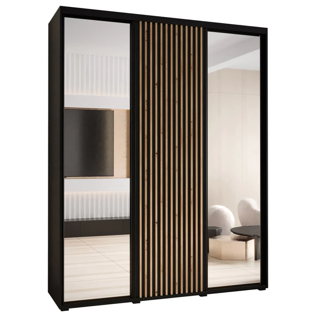 Sapporo II Sliding Door Wardrobe 200cm - Image 9