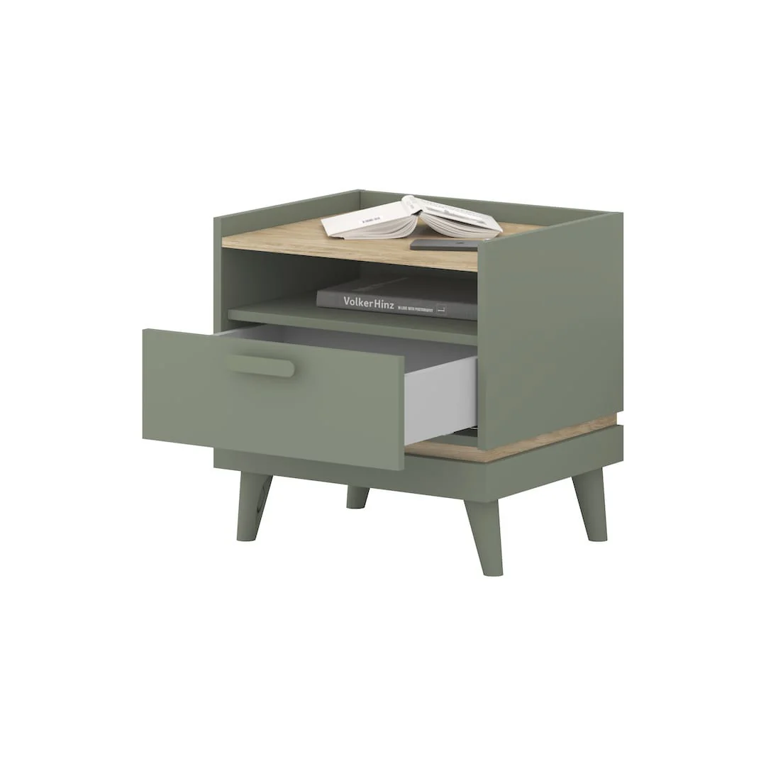 Scandi Bedside Table 50cm - Image 4