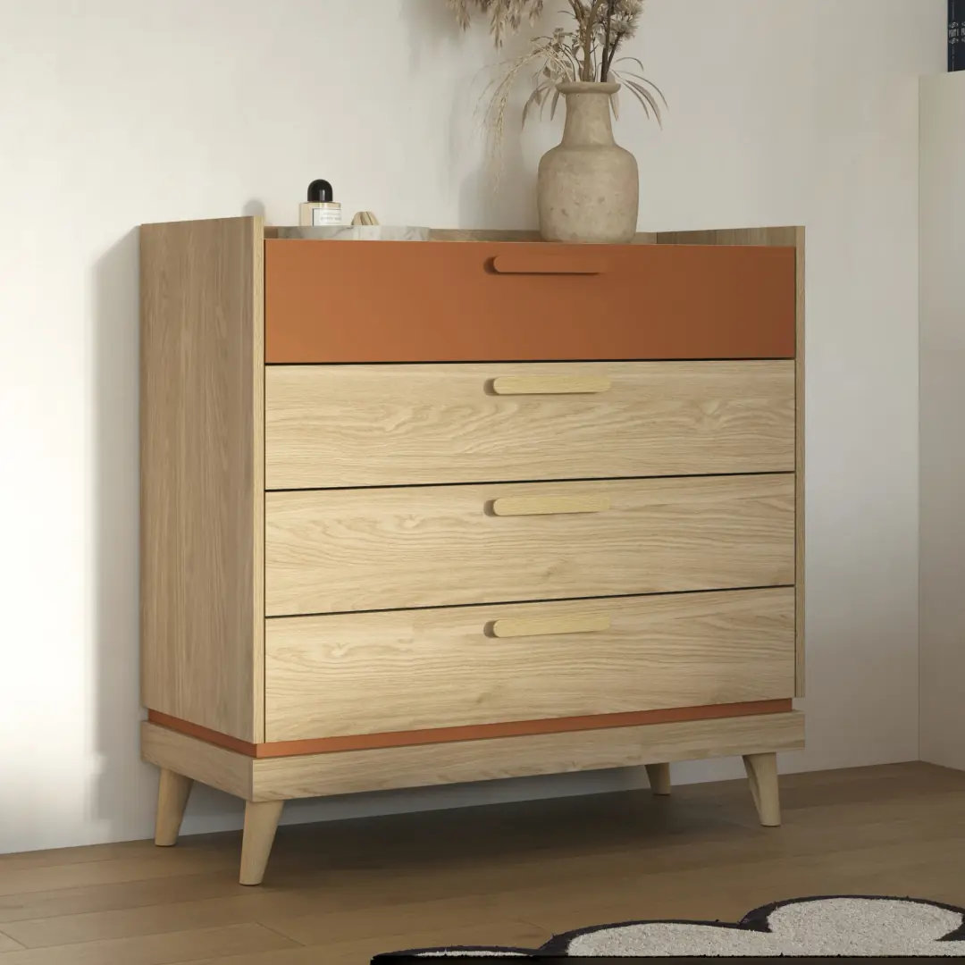 Scandi Chest Of Drawers 90cm - Image 6