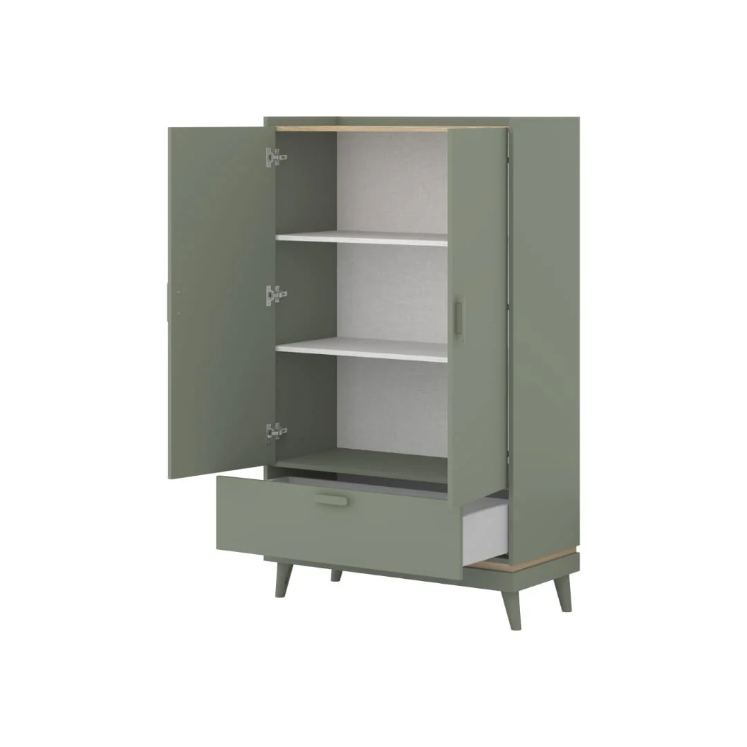 Scandi Highboard Cabinet 90cm - Image 3