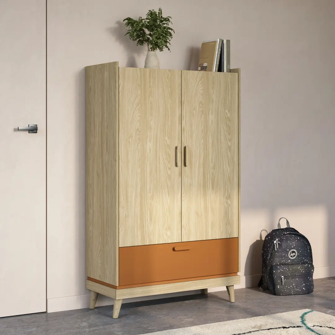 Scandi Highboard Cabinet 90cm - Image 6