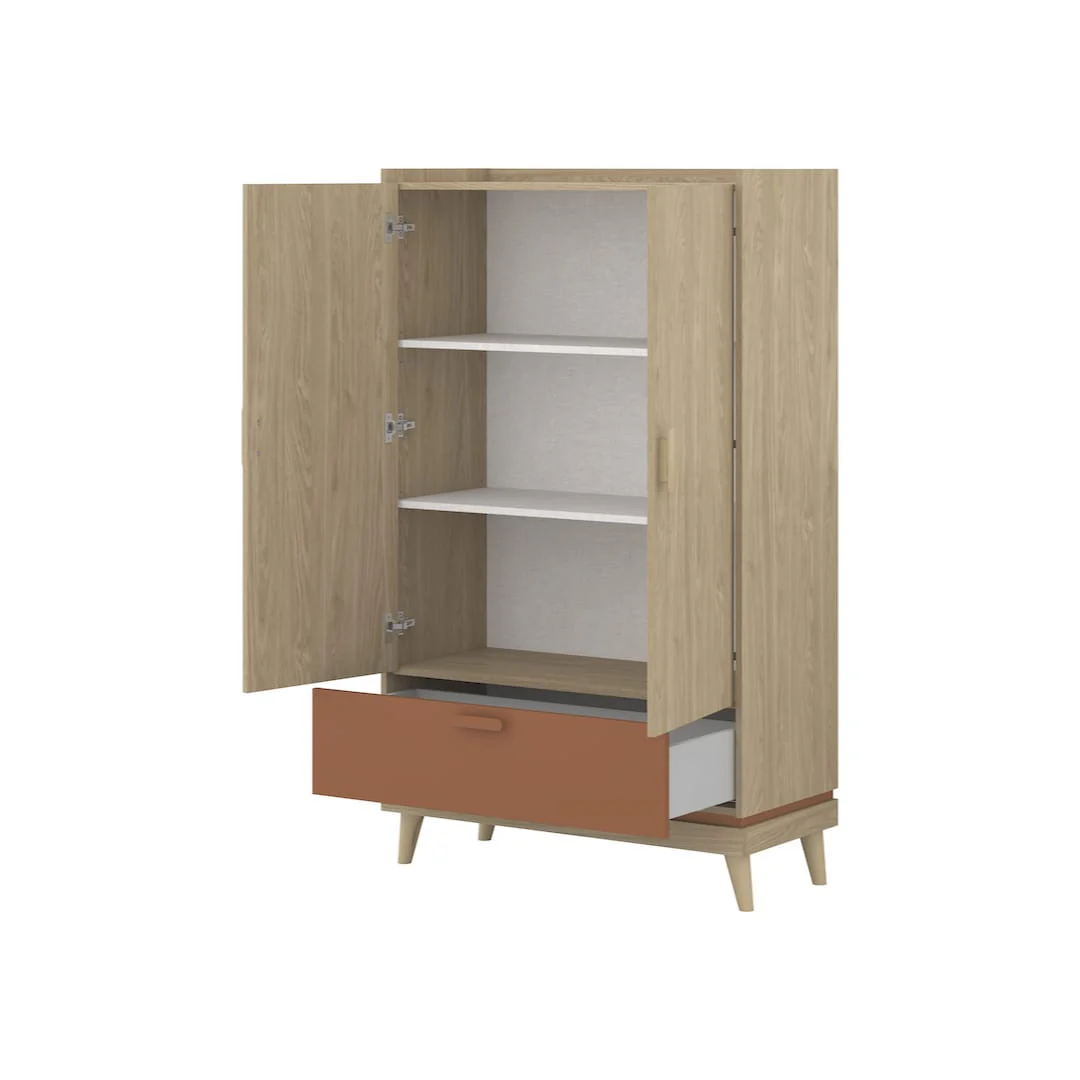 Scandi Highboard Cabinet 90cm - Image 8