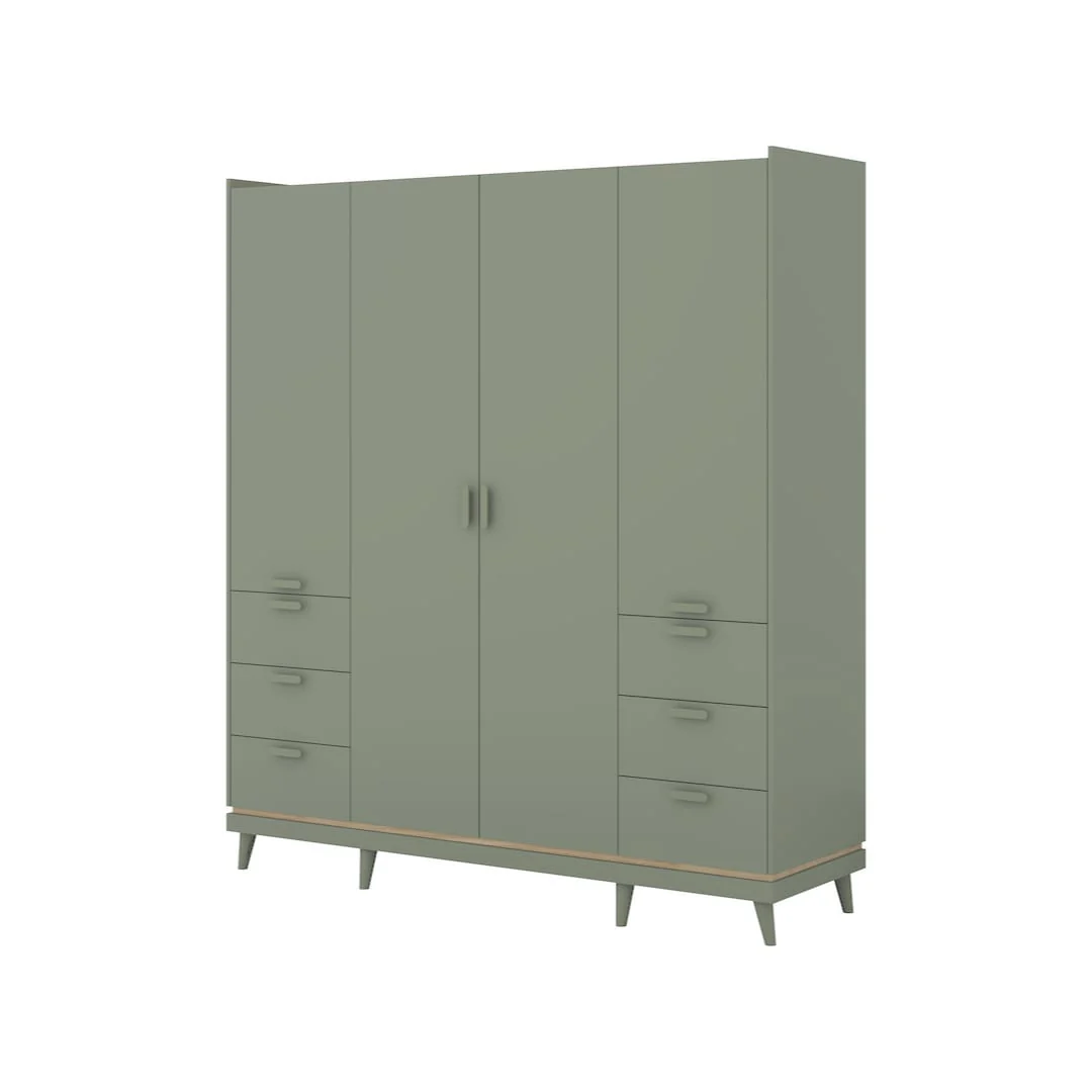 Scandi Hinged Door Wardrobe 190cm - Image 2
