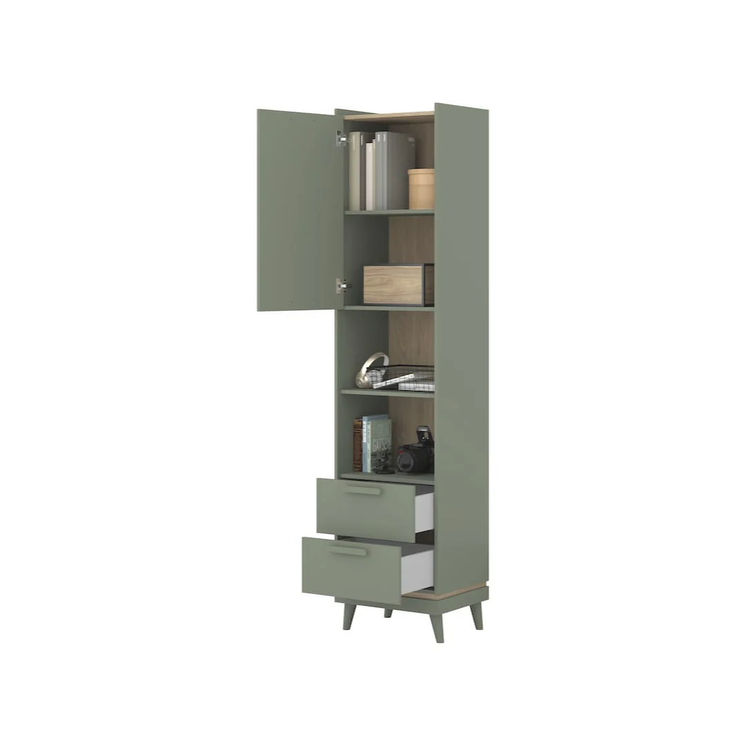 Scandi Tall Cabinet 50cm - Image 4