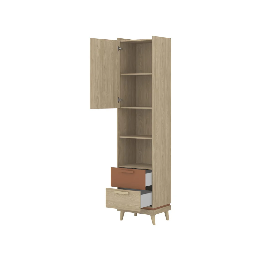 Scandi Tall Cabinet 50cm - Image 8