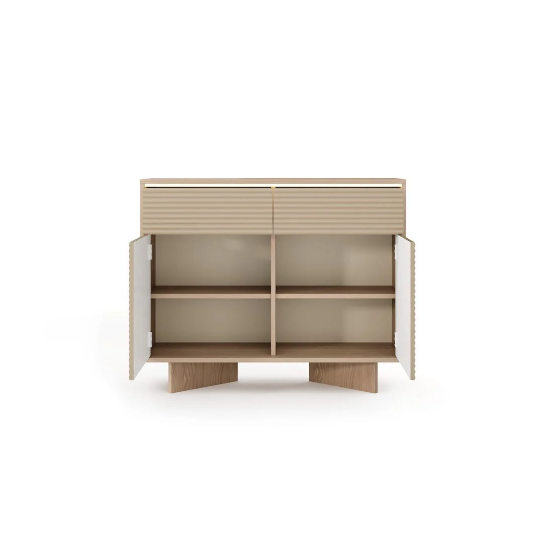 Semi Sideboard Cabinet 104cm - Image 5