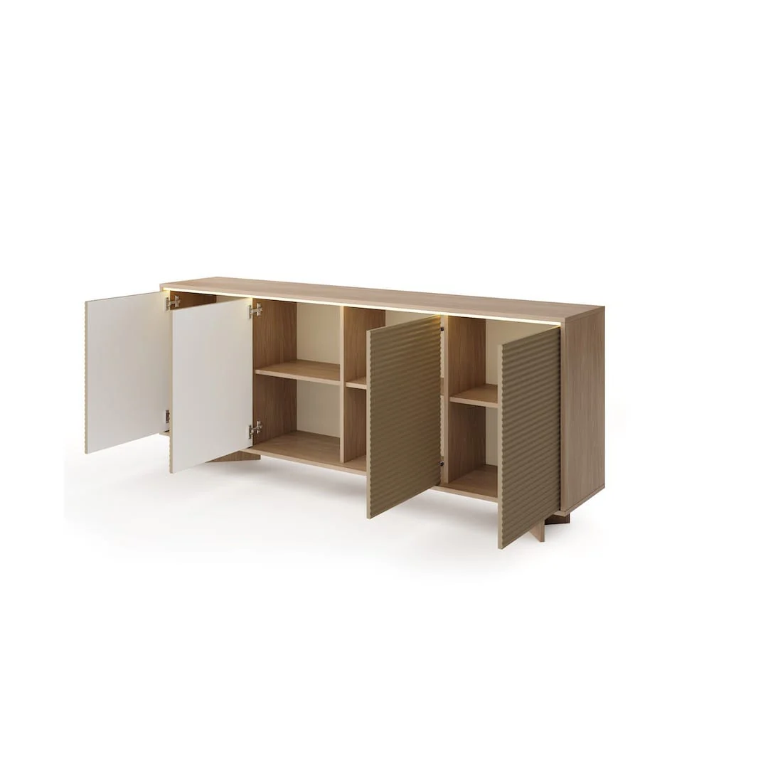 Semi Sideboard Cabinet 204cm - Image 3