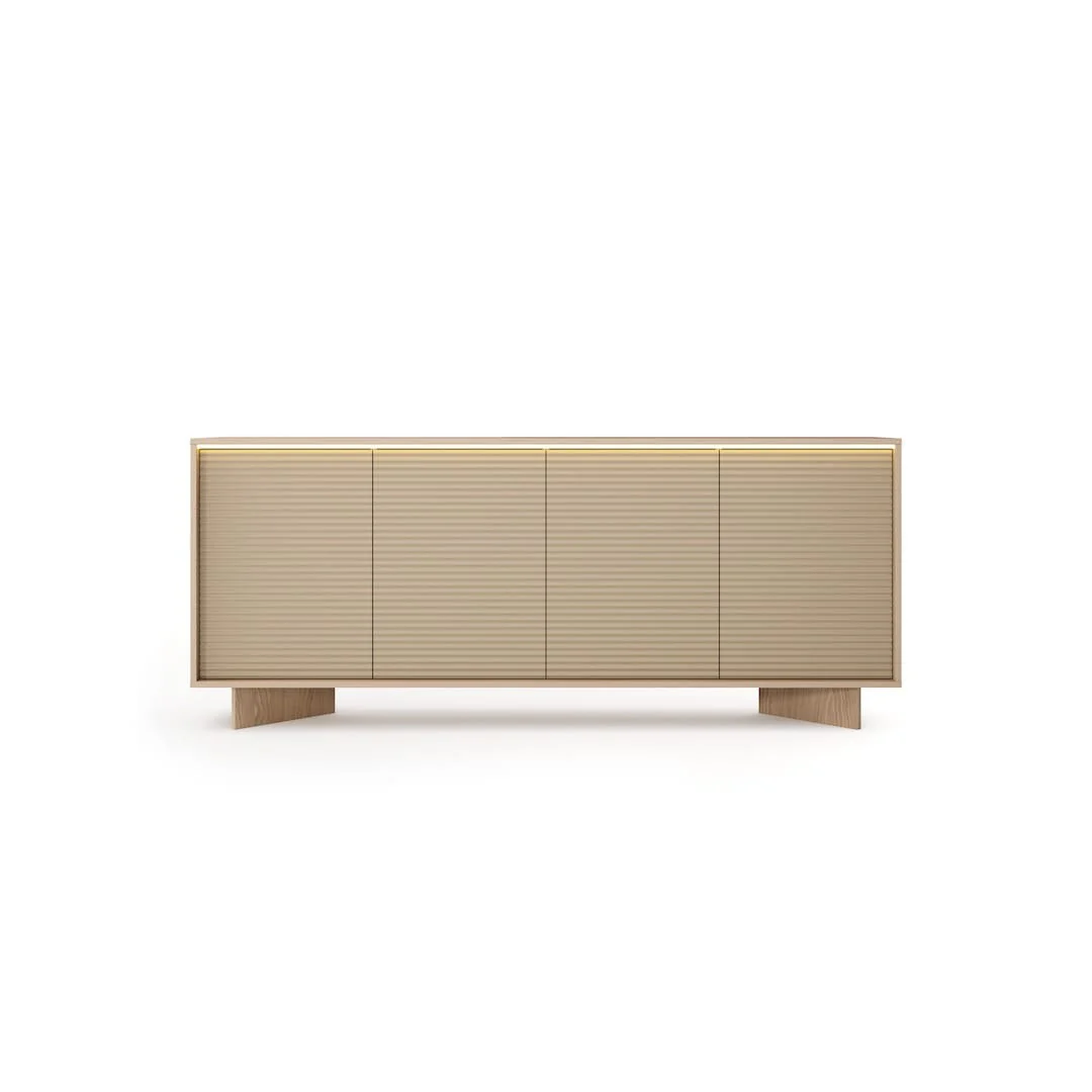 Semi Sideboard Cabinet 204cm - Image 4