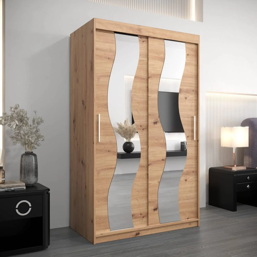 Seville Sliding Door Wardrobe 120cm - Image 5
