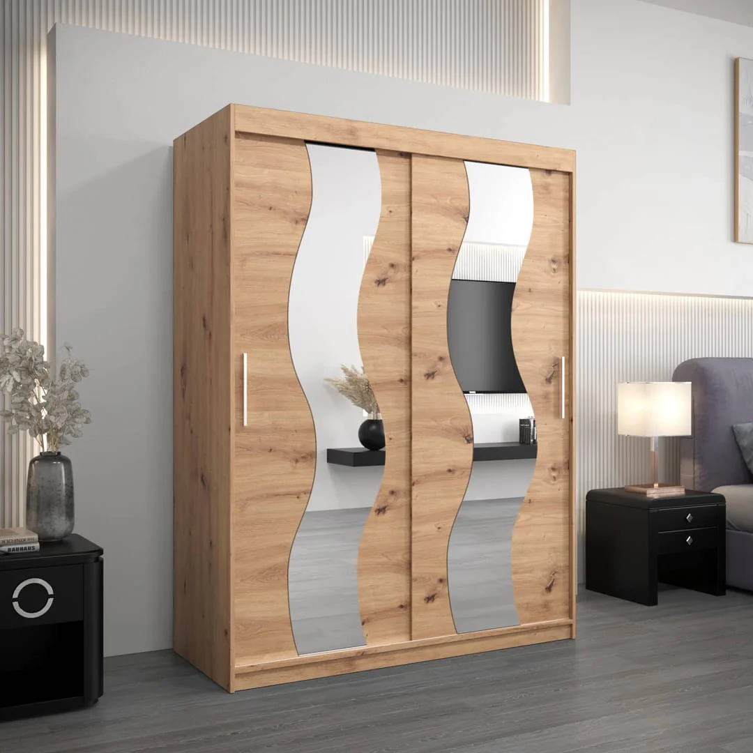 Seville Sliding Door Wardrobe 150cm - Image 9