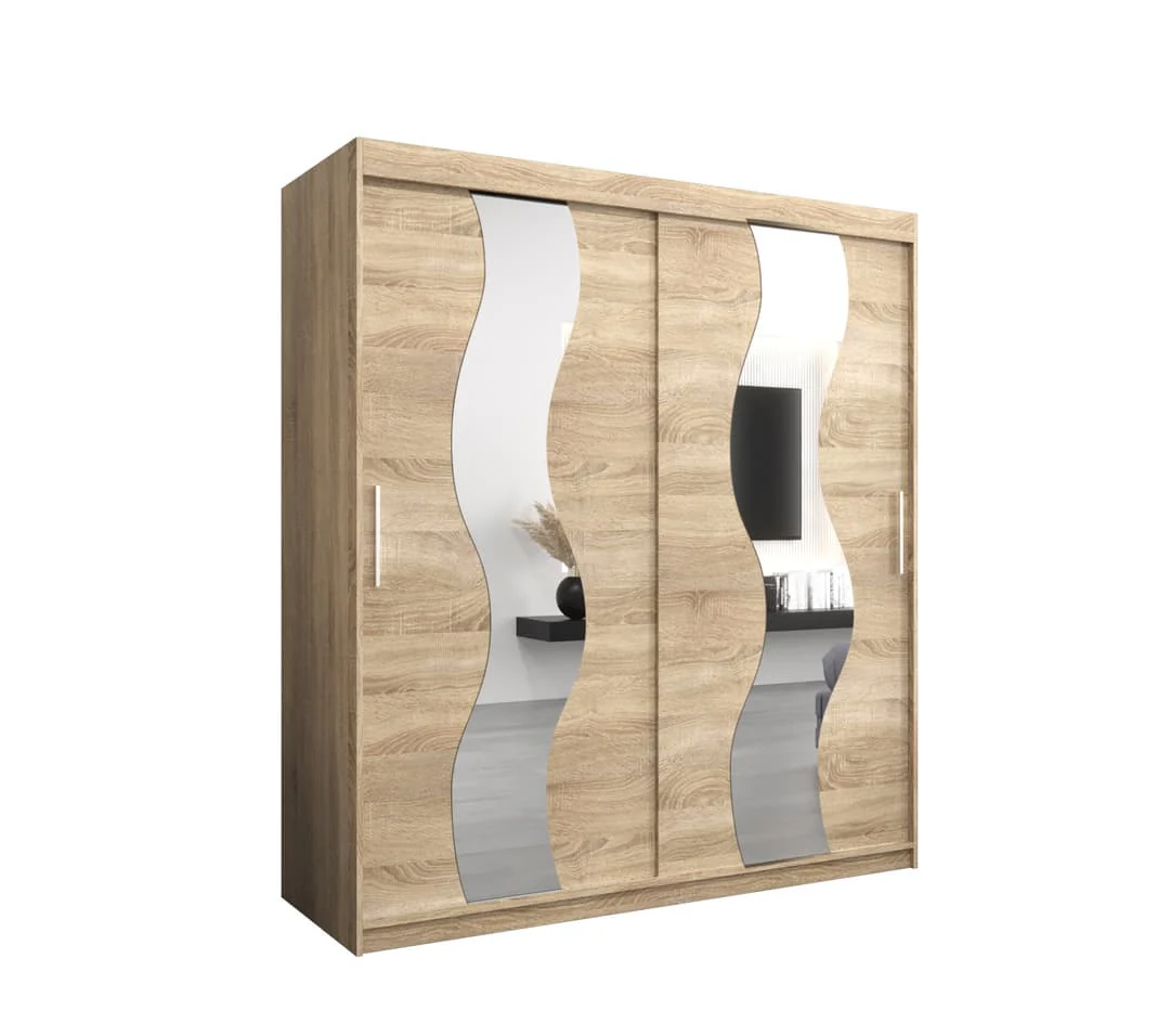 Seville Sliding Door Wardrobe 180cm - Image 2