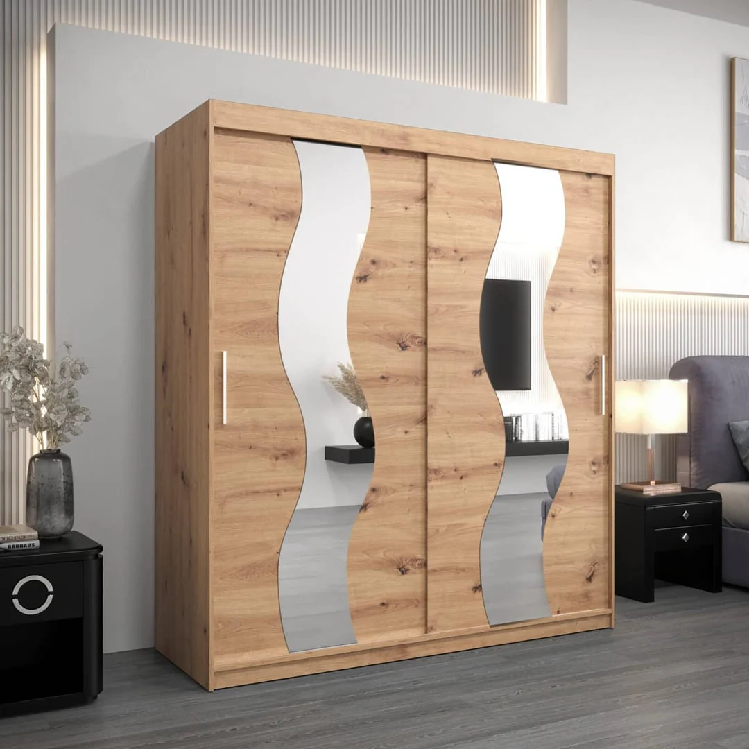Seville Sliding Door Wardrobe 180cm - Image 9