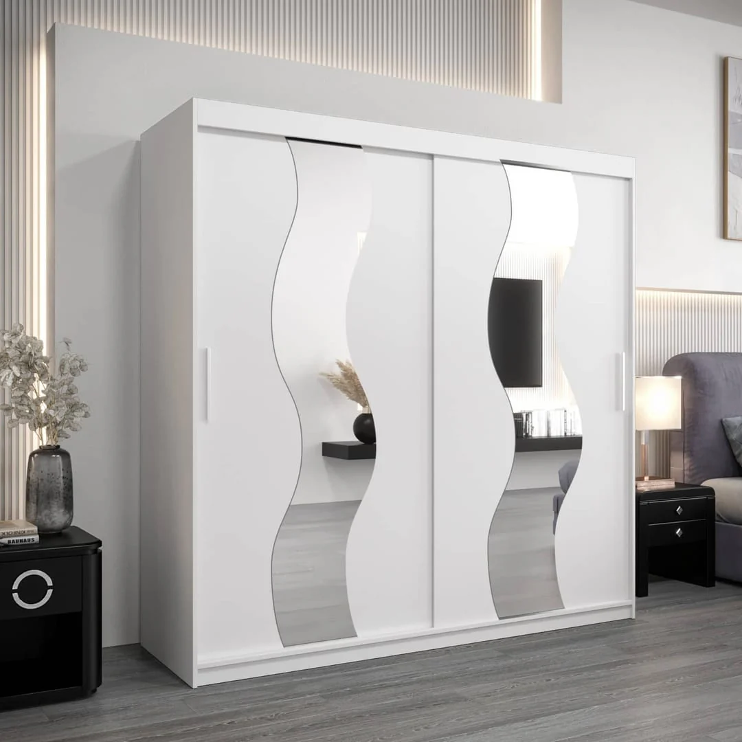 Seville Sliding Door Wardrobe 200cm - Image 6