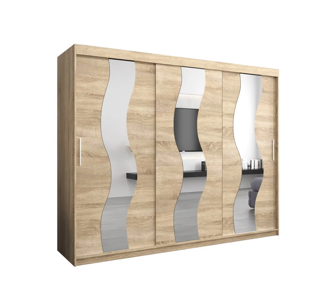 Seville Sliding Door Wardrobe 250cm - Image 15