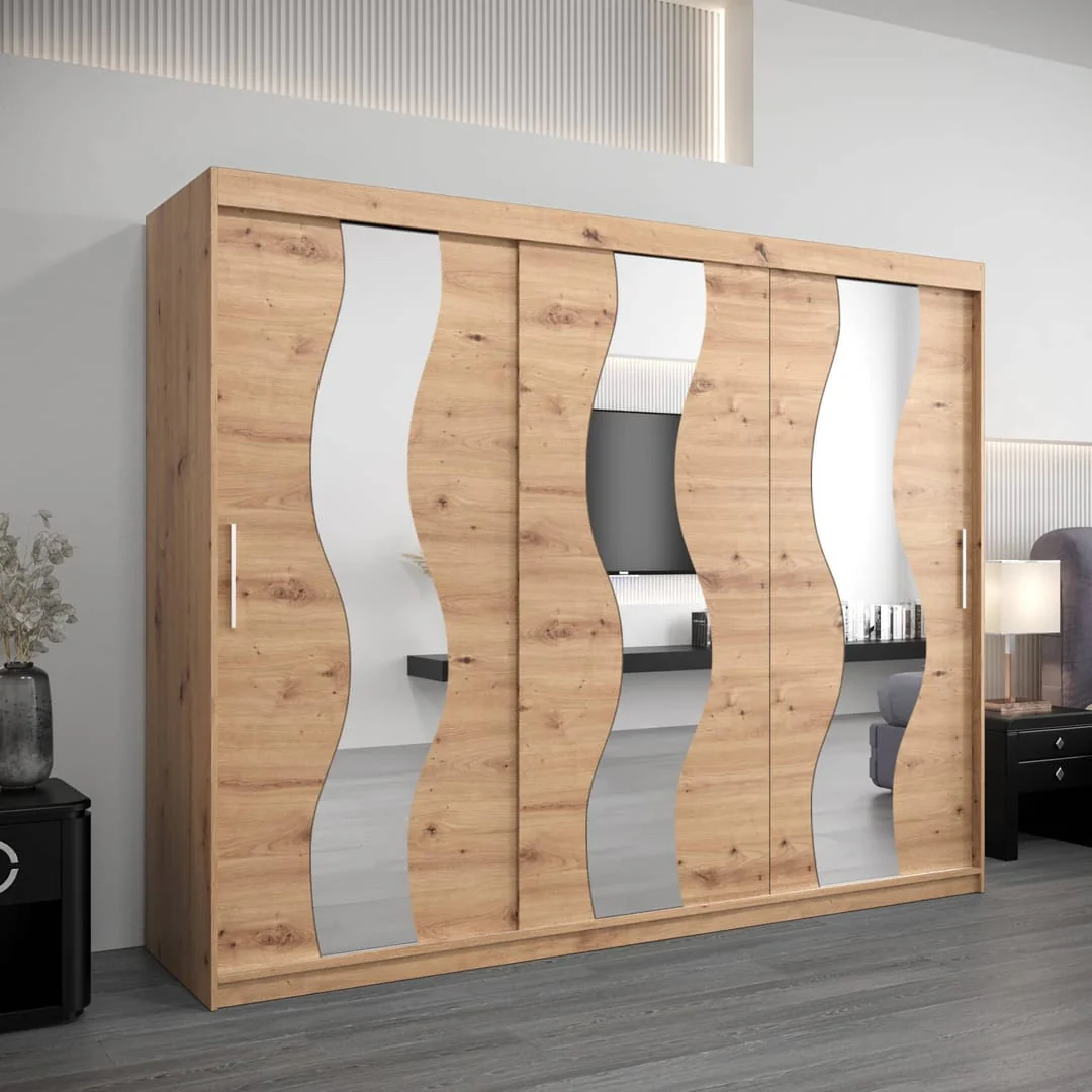 Seville Sliding Door Wardrobe 250cm - Image 5