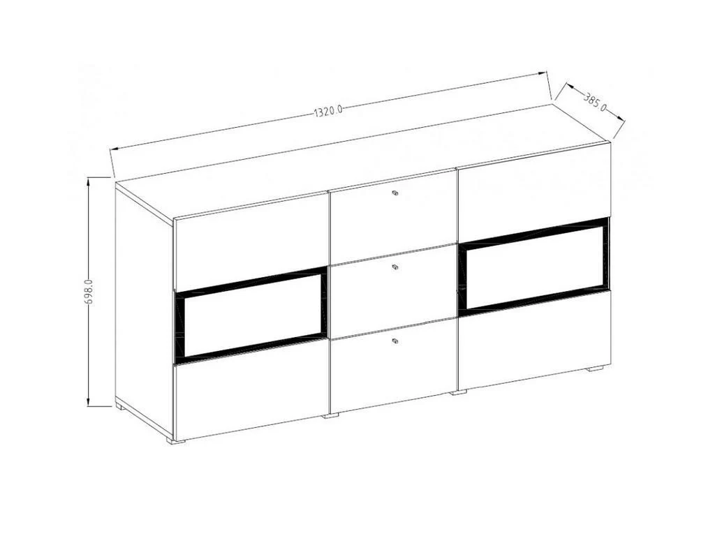 Baros 26 - Sideboard Cabinet 132cm - Image 14
