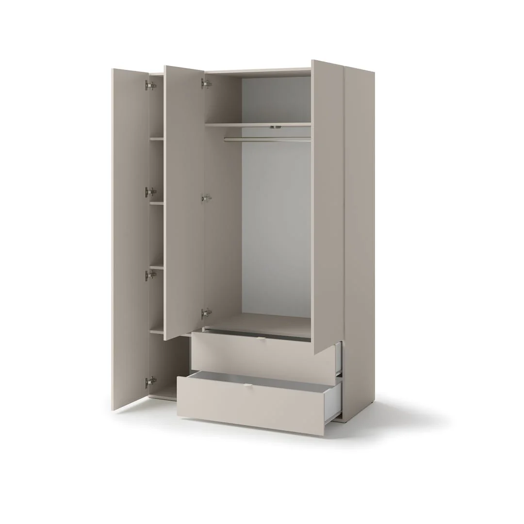 Sigma SG-01 Hinged Door Wardrobe 130cm - Image 2