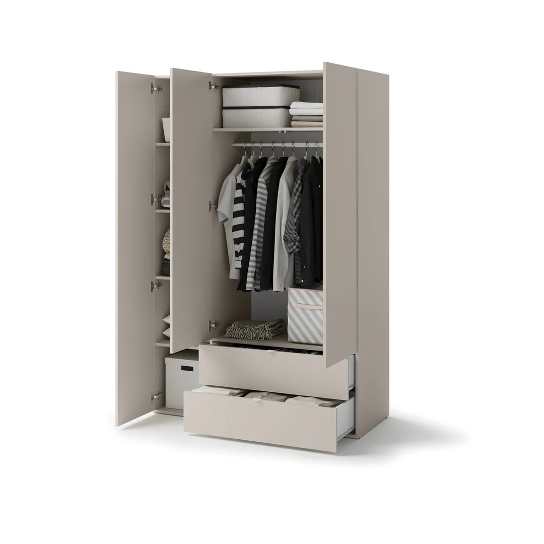 Sigma SG-01 Hinged Door Wardrobe 130cm - Image 3